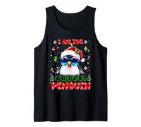I'm The Curious Penguin Christmas Outfit Funny Xmas Camiseta sin Mangas