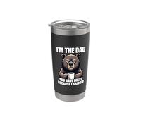 I'm The Dad You Have Rules Because I Said So Vaso térmico de acero inoxidable de doble pared