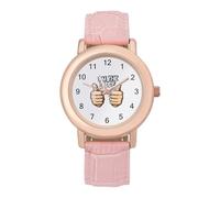 I'm The Daddy - Reloj analógico de cuarzo para mujer, elegante, correa de piel