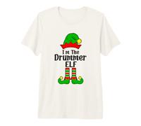 I'm The Drummer Elf Family Matching Christmas Camiseta Premium