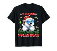 I'm The Extroverted Polar Bear Christmas Outfit Funny Xmas Camiseta