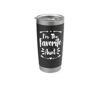 I'm The favorite Aunt Vaso térmico de acero inoxidable de doble pared