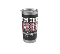I'm The favorite Aunt Vaso térmico de acero inoxidable de doble pared