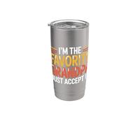 I'm The Favorite Grandpa Just Accept It Abuelo |- Vaso térmico de acero inoxidable de doble pared