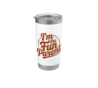 I'm The Fun Parent Vaso térmico de acero inoxidable de doble pared