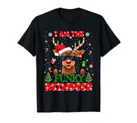 I'm The Funky Reindeer Christmas Outfit Funny Xmas Camiseta