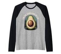 I'm The Good Kind of Fat Alimentos Aguacate Saludable |- Camiseta Manga Raglan
