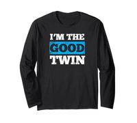 I'm The Good Twin Gift Twin Humor Hermano Regalo para Gemelos Manga Larga