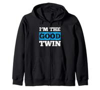 I'm The Good Twin Gift Twin Humor Hermano Regalo para Gemelos Sudadera con Capucha