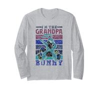 I'm The Grandpa Bunny Happy Egg Easter Granddad Manga Larga