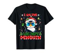 I'm The Grumpy Penguin Christmas Outfit Funny Xmas Camiseta