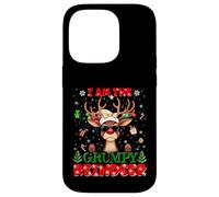 I'm The Grumpy Reindeer Christmas Outfit Funny Xmas Carcasa para iPhone 14 Pro