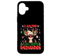 I'm The Grumpy Reindeer Christmas Outfit Funny Xmas Carcasa para iPhone 16 Plus