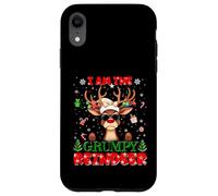 I'm The Grumpy Reindeer Christmas Outfit Funny Xmas Carcasa para iPhone XR