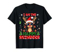 I'm The Happy Reindeer Christmas Outfit Funny Xmas Camiseta