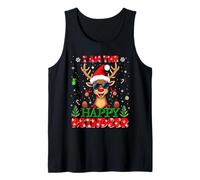 I'm The Happy Reindeer Christmas Outfit Funny Xmas Camiseta sin Mangas