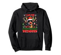 I'm The Introverted Reindeer Christmas Outfit Funny Xmas Sudadera con Capucha