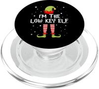 I'm The Low Key Elf Funny Christmas Matching Family Group PopSockets PopGrip para MagSafe