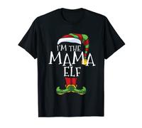 I'm The Mama Elf Matching Family Christmas Funny Camiseta