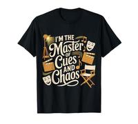 I'm The Master of Cues and Chaos Backstage Crew Tech |- Camiseta