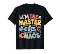 I'm The Master of Cues and Chaos Backstage Crew Tech - Camiseta