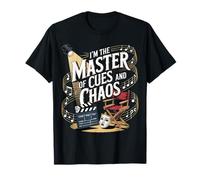 I'm The Master of Cues and Chaos Backstage Crew Tech |- Camiseta