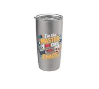 I'm The Master Of Cues And Chaos Backstage Crew Tech ||- Vaso térmico de acero inoxidable de doble pared