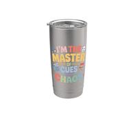 I'm The Master Of Cues And Chaos Backstage Crew Tech - Vaso térmico de acero inoxidable de doble pared