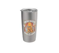 I'm The Master Of Cues And Chaos Backstage Crew Tech Vaso térmico de acero inoxidable de doble pared
