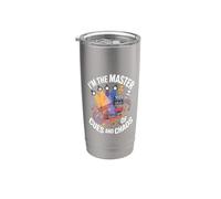 I'm The Master Of Cues And Chaos Backstage Crew Tech - Vaso térmico de acero inoxidable de doble pared
