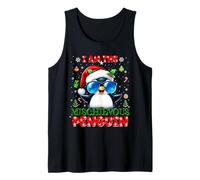 I'm The Mischievous Penguin Christmas Outfit Funny Xmas Camiseta sin Mangas