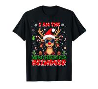 I'm The Mischievous Reindeer Christmas Outfit Funny Xmas Camiseta