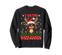 I'm The Mischievous Reindeer Christmas Outfit Funny Xmas Sudadera