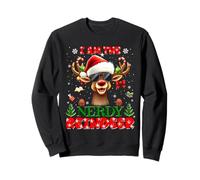 I'm The Nerdy Reindeer Christmas Outfit Funny Xmas Sudadera