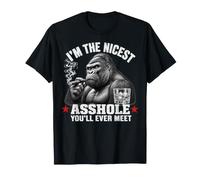 I'm The Nicest Asshole You'Ll Ever Meet Monkey Camiseta