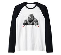 I'm The Nicest Asshole You'Ll Ever Meet Monkey Camiseta Manga Raglan