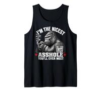 I'm The Nicest Asshole You'Ll Ever Meet Monkey Camiseta sin Mangas