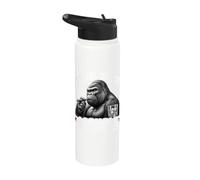 I'm The Nicest Asshole You'll Ever Meet Monkey Stainless Steel Insulated Water Bottle