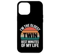 I'm The Oldest Twin Best Minutes Of My Life --- Carcasa para iPhone 12 Pro Max
