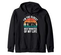 I'm The Oldest Twin Best Minutes Of My Life --- Sudadera con Capucha