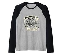I'm The Paparazzi Friend Recuerdos de la Amistad |- Camiseta Manga Raglan