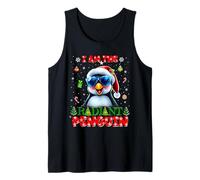 I'm The Radiant Penguin Christmas Outfit Funny Xmas Camiseta sin Mangas