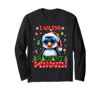 I'm The Radiant Penguin Christmas Outfit Funny Xmas Manga Larga
