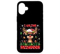 I'm The Radiant Reindeer Christmas Outfit Funny Xmas Carcasa para iPhone 16 Plus