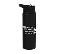 I'm The Reason For Safety Meetings - Funny Working Quote Stainless Steel Insulated Water Bottle
