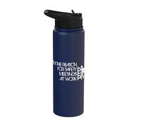 I'm The Reason For Safety Meetings - Funny Working Quote Stainless Steel Insulated Water Bottle