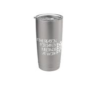 I'm The Reason For Safety Meetings - Funny Working Quote Vaso térmico de acero inoxidable de doble pared