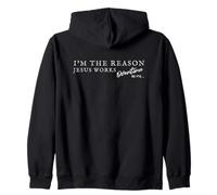 I'm The Reason Jesus Works Overtime, Christian Humor Sudadera con Capucha