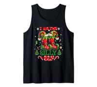 I'm The Silly Elf Christmas Outfit Funny Xmas Camiseta sin Mangas