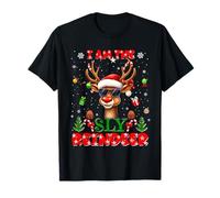 I'm The Sly Reindeer Christmas Outfit Funny Xmas Camiseta